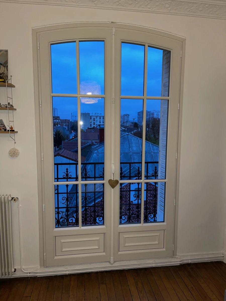 LA MIROITERIE DU MONT-VALÉRIEN - fenetres-pvc-blanc-cintrees